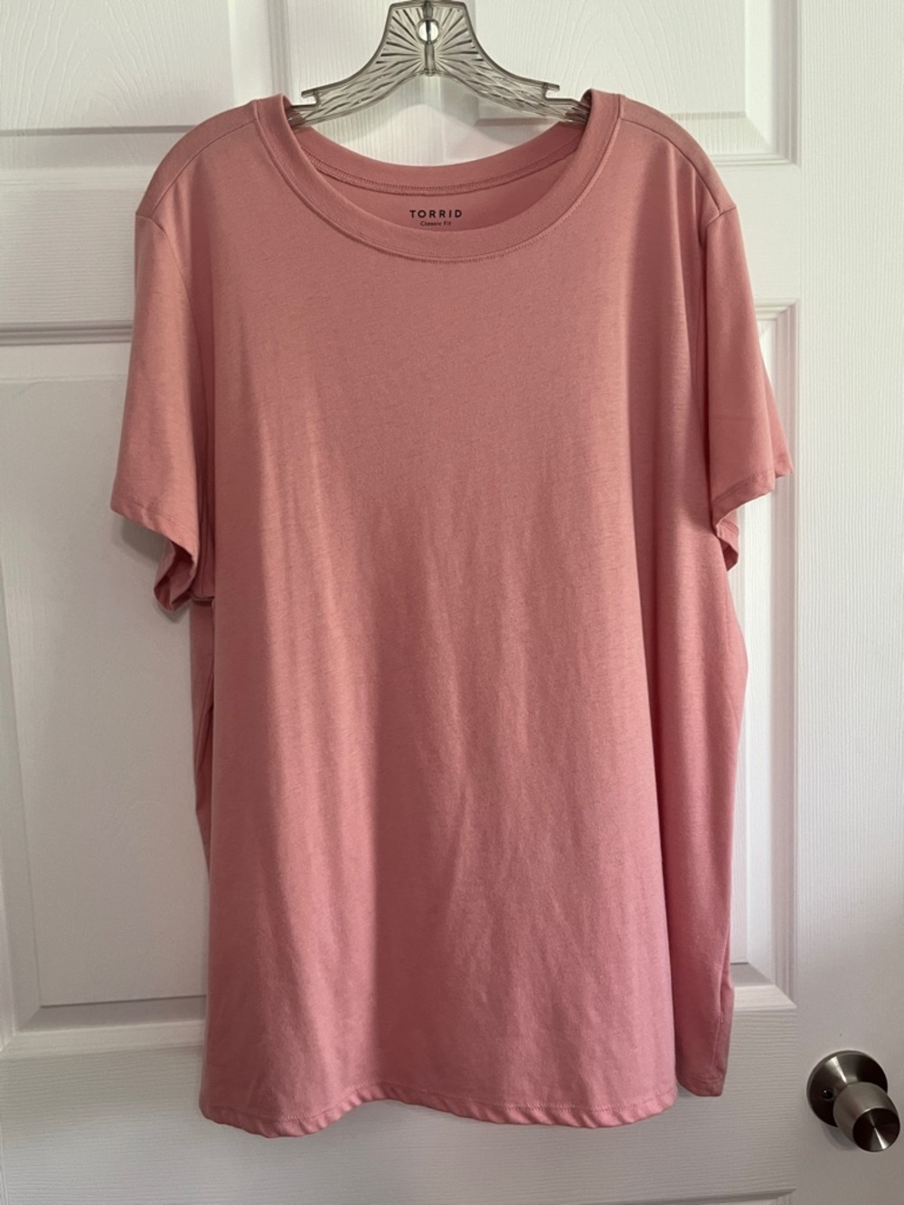 torrid Dusty Rose Crewneck Short Sleeve Tee